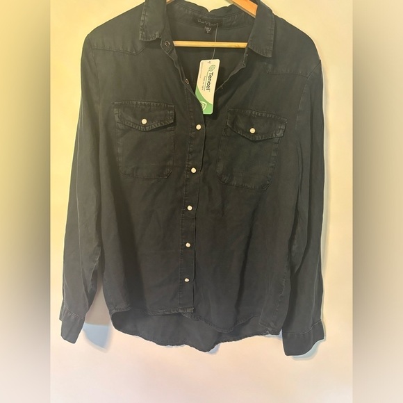 Velvet Heart- Raquel overdye  indigo shirt - Picture 6 of 11